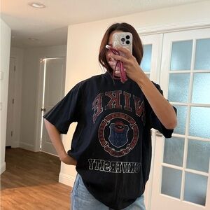 Nike Black and Red Men's Tee